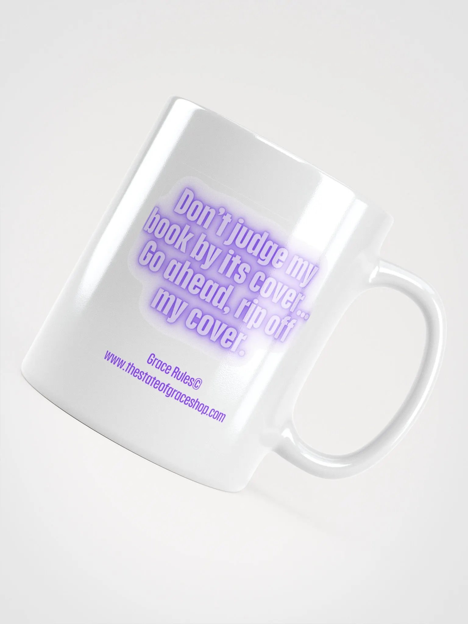 FUNNY MUGS 4 U “Don’t judge a book by its cover. Go ahead. Rip off my cover.” product image (4)