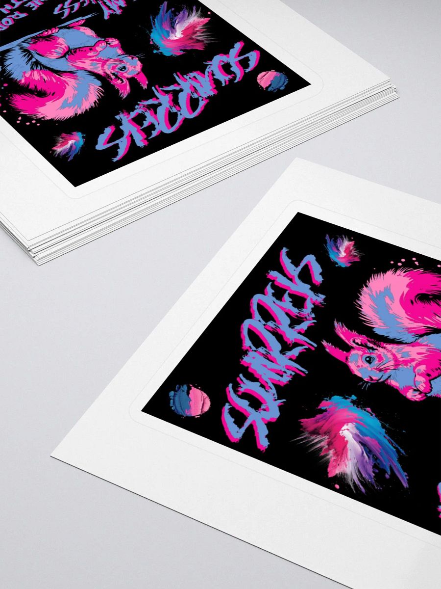 Vibrant Squirrel Happiness Stickers product image (4)