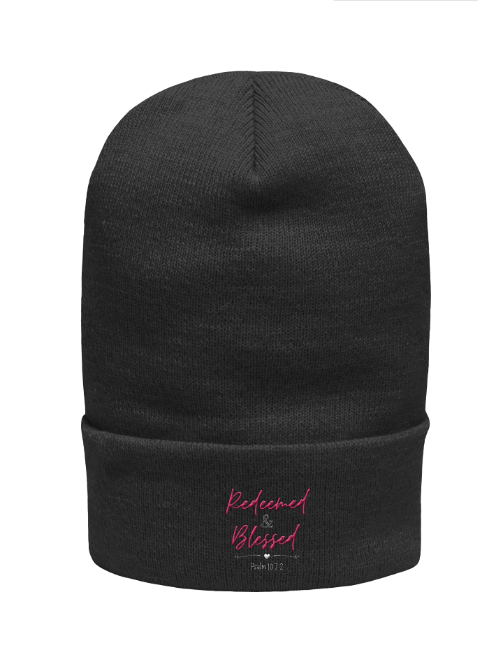 Redeemed & Blessed Cuffed Beanie product image (1)