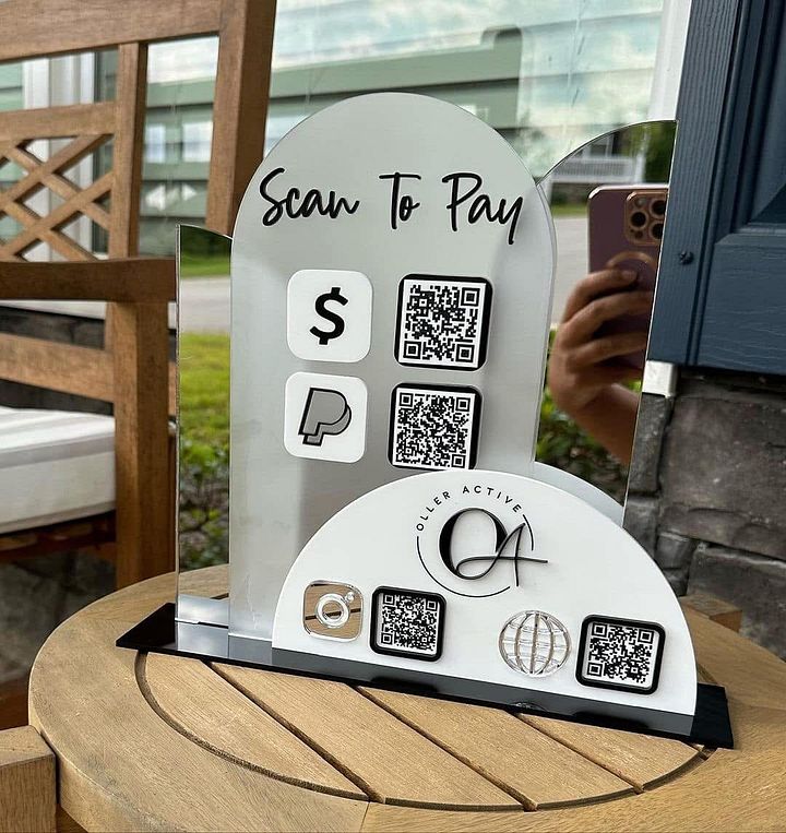 Scan Signage (Acrylic QR Code Signs) product image (1)