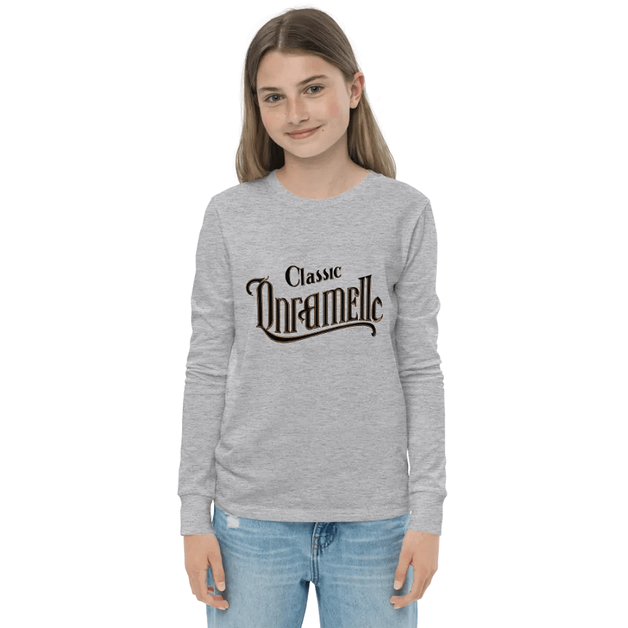 Classic Qnramelle Youth Long Sleeve Tee product image (2)