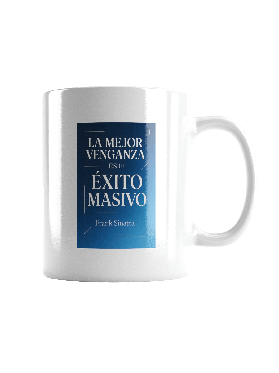 Taza de éxito moderno con cita viral de Frank Sinatra en español product image (5)