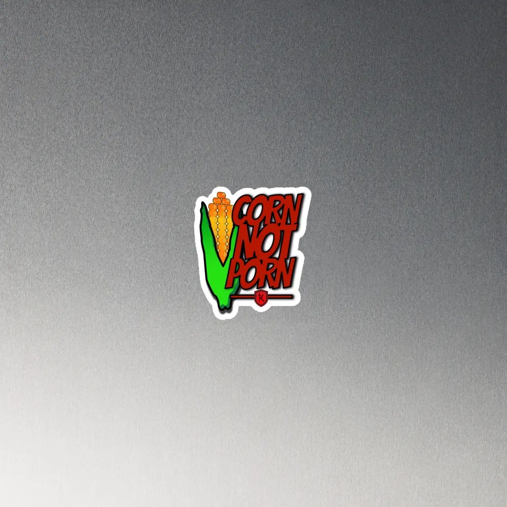 CORN NOT PORN - Die-Cut Magnet product image (4)