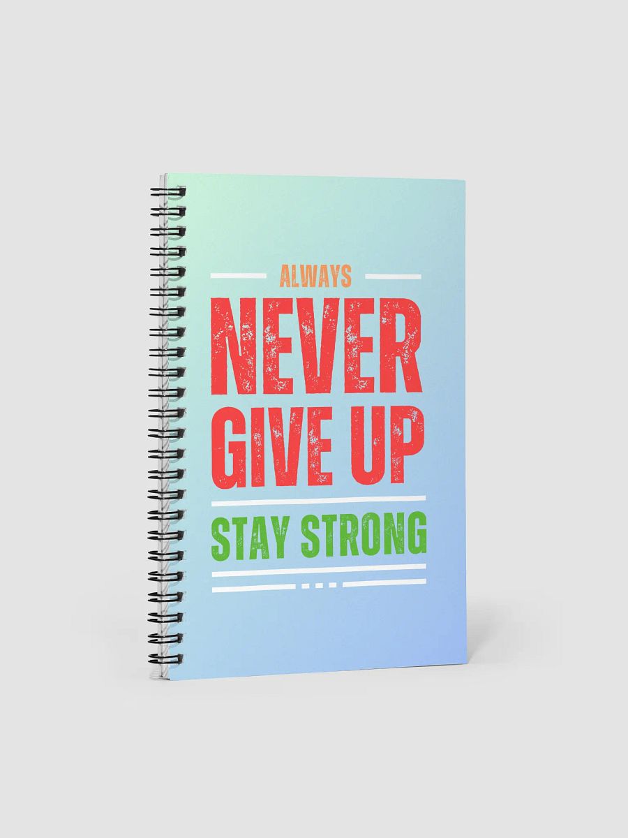 Motivational Quote Spiral Notebook product image (1)