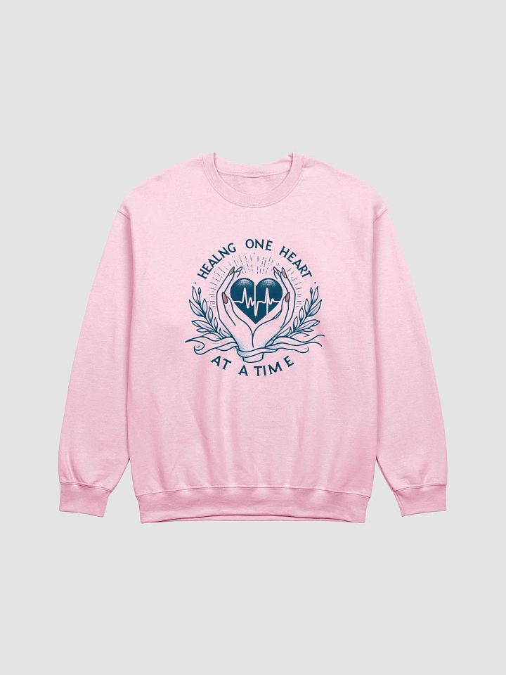 Healing Heart ECG Crewneck Sweatshirt product image (4)