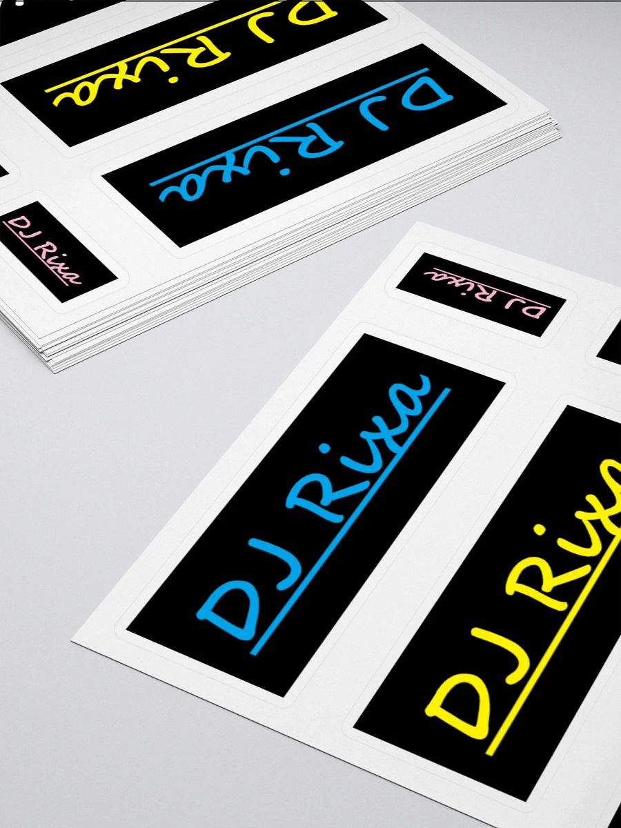 DJ Rixa Logo Stickers 6-pack product image (4)