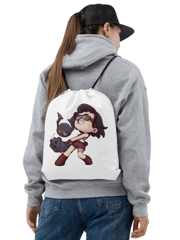 She & Her Pet | Drawstring Bag product image (2)