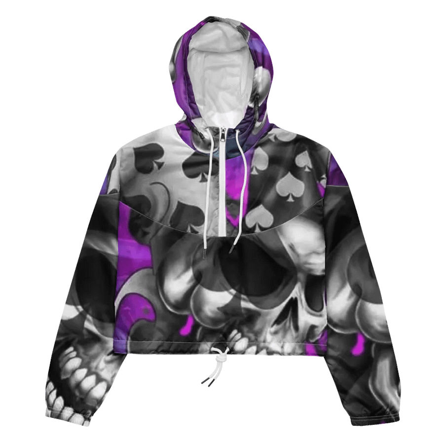 Jester Skull Women's Windbreaker product image (4)