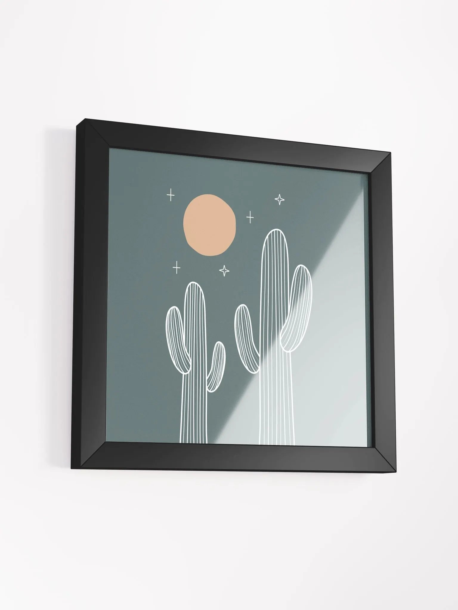 Celestial Cacti Framed Poster product image (68)