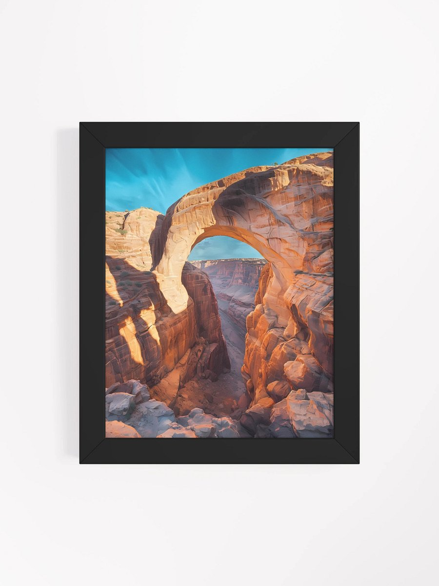 Canyon Glow: Framed Natural Arch Poster product image (5)