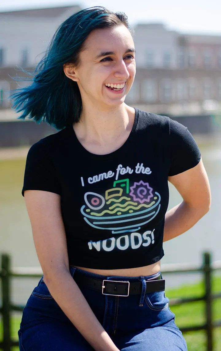 I came for the NOODS Cropped Tee product image (1)
