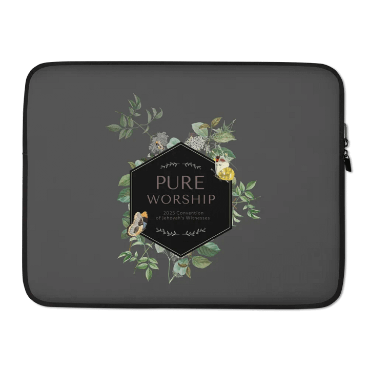 "Pure Worship" 2025 Convention Botanical Laptop Sleeve product image (2)