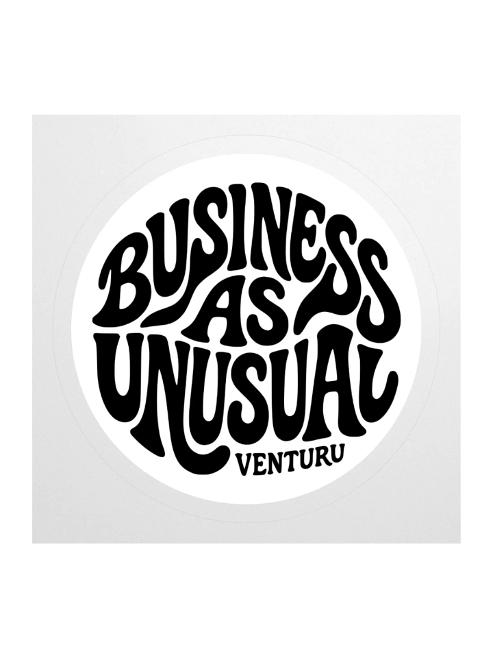 Business as Unusual Sticker product image (2)