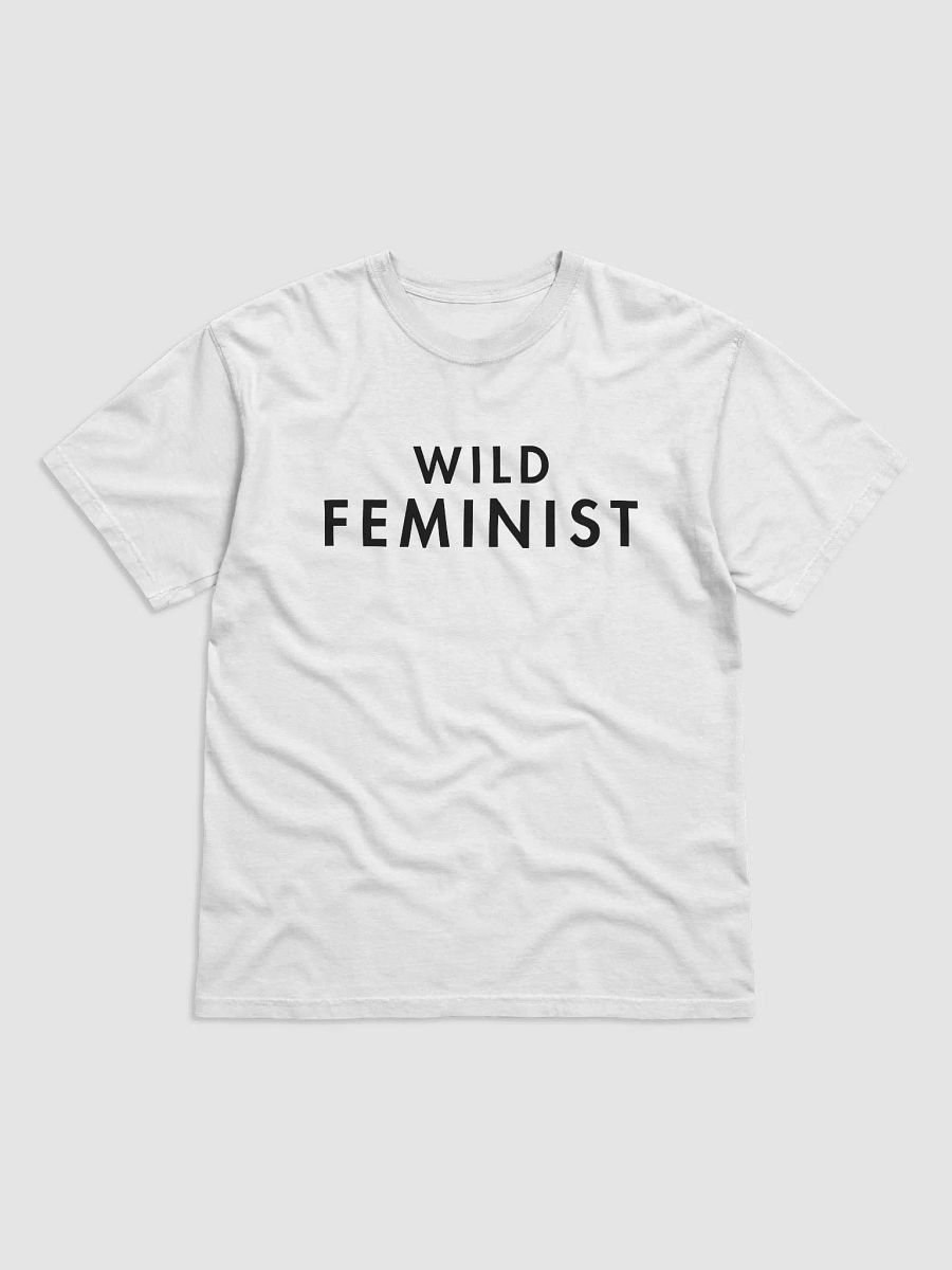 Wild Feminist Minimalist Boyfriend Tee. product image (1)