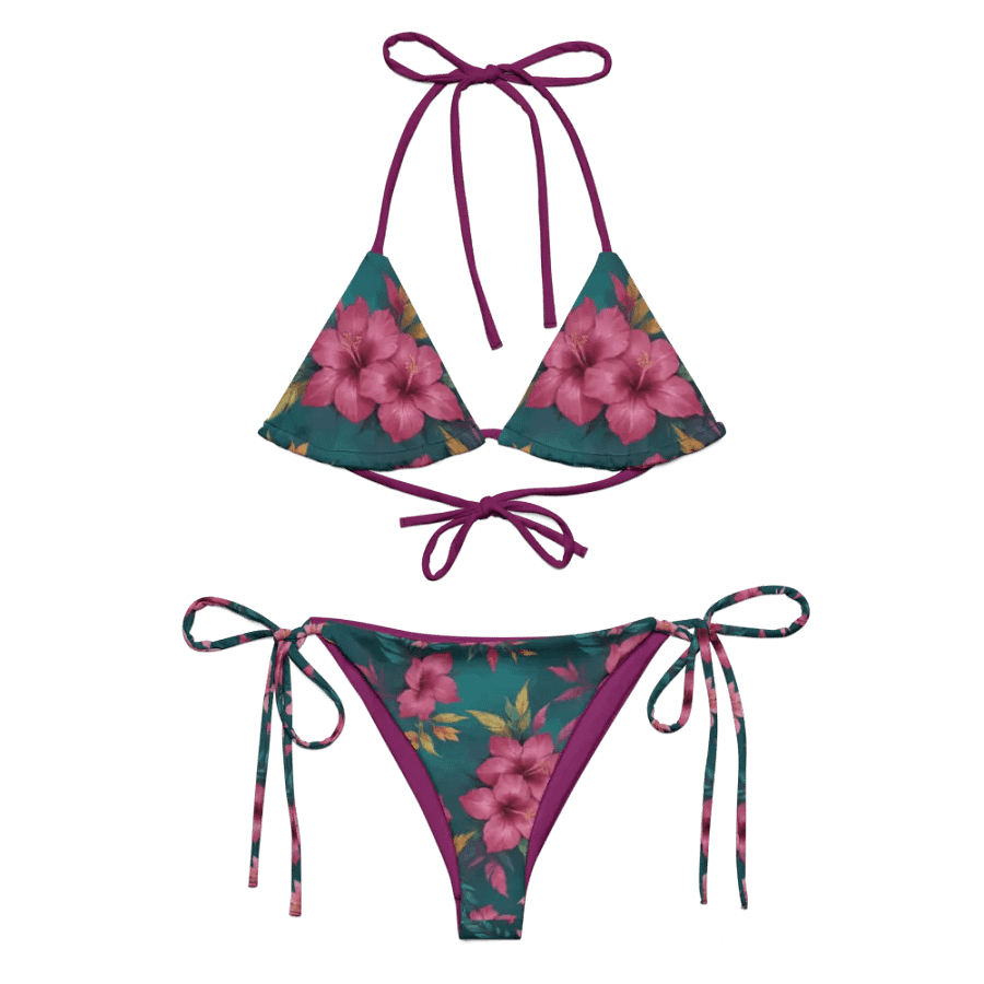 EcoChic Strappy Bikini Set product image (5)