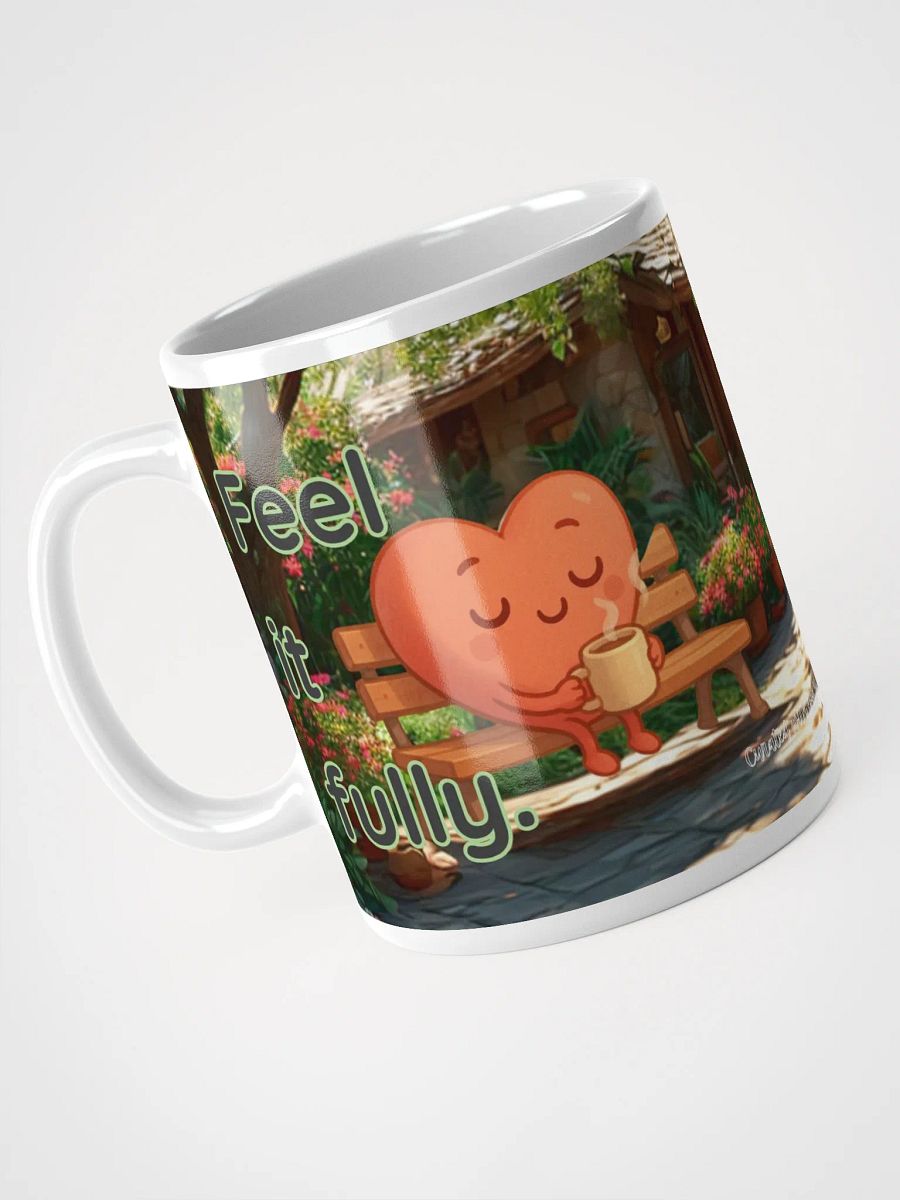 Feel It Fully Process It Gently - Kawaii Mindfulness Mug product image (3)