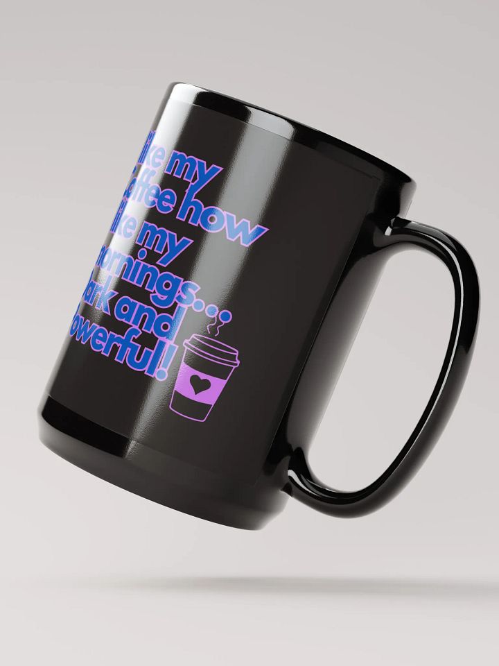Cellar 8T Coffee - Powerful - Gloss Black Mug product image (2)