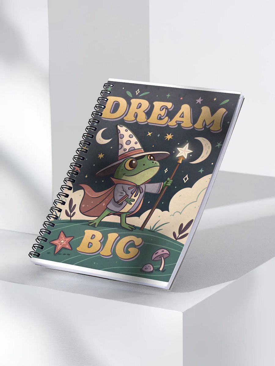 Wizard Frog Spiral Notebook product image (3)