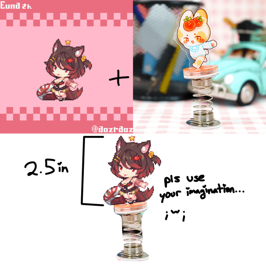 [PRE-ORDER] LIMITED TIME ONLY - MINI SHAKING ACYLIC STANDEE product image (2)