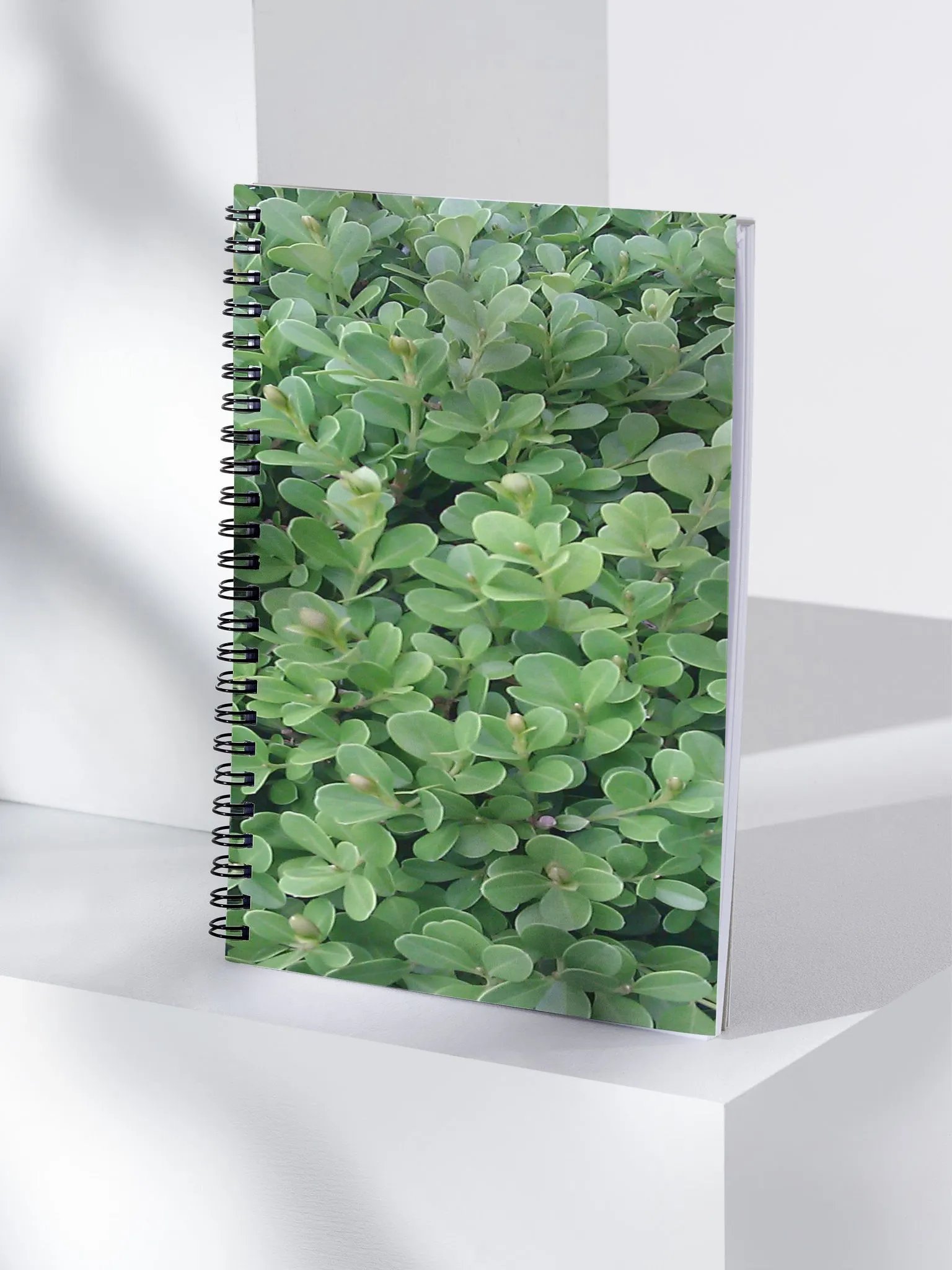 "Green Leaf" Spiral Notebook product image (4)