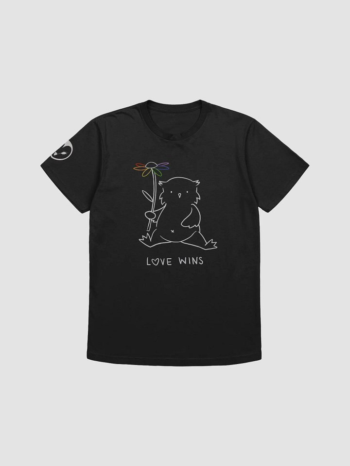 Love Wins Next Level Supersoft T-shirt (Black) product image (1)