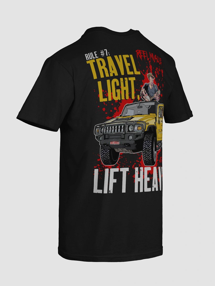 Travel Light, Lift HEAVY! (Oversized Back Print) product image (10)