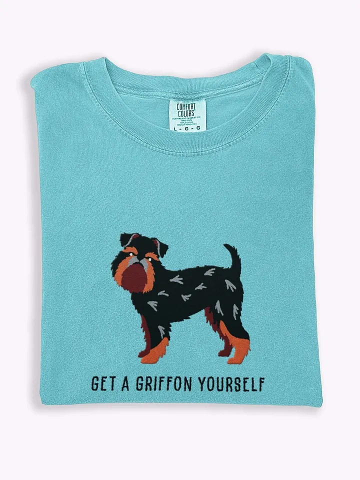Get a Griffon Yourself T-Shirt(Embroidered) of a Brussels Griffon(Black & Tan) product image (1)