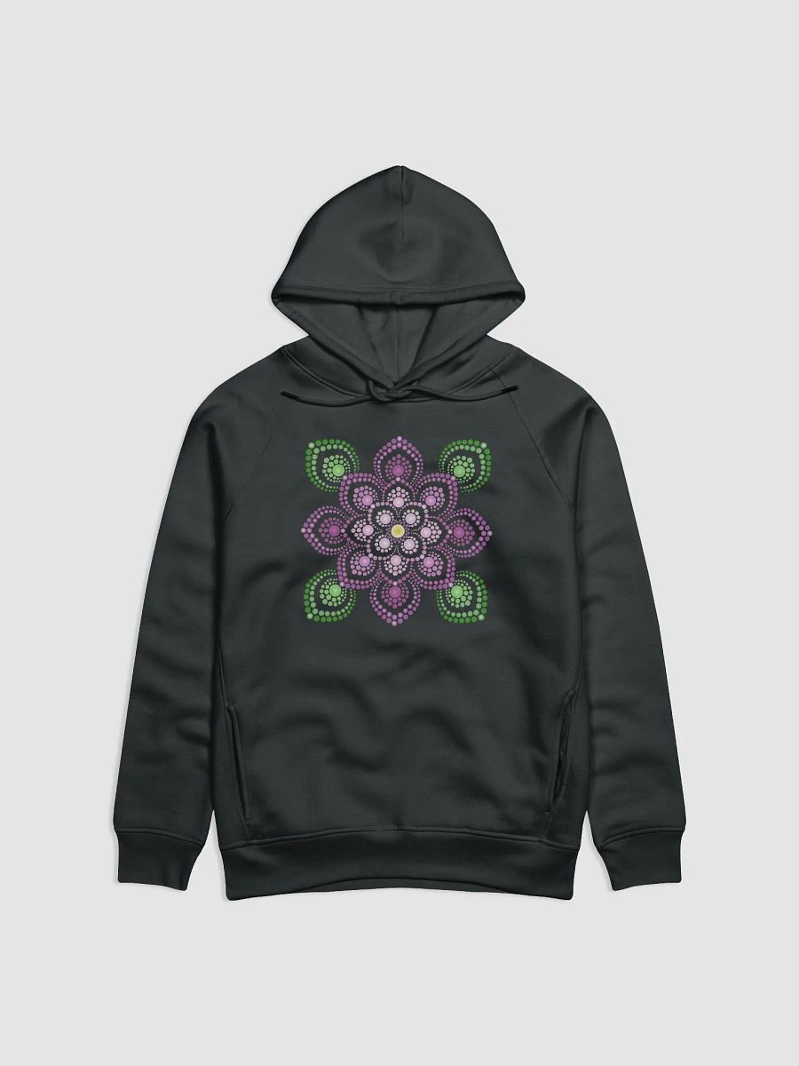 Purple and Green Mandala Unisex Eco Hoodie product image (1)