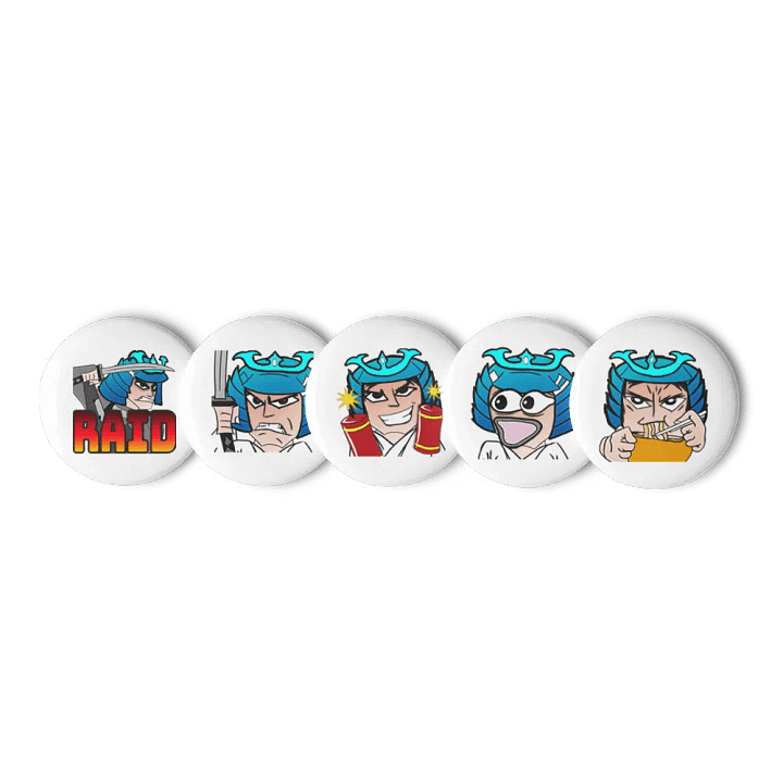 Hoenma Emote Pin Button Set product image (2)