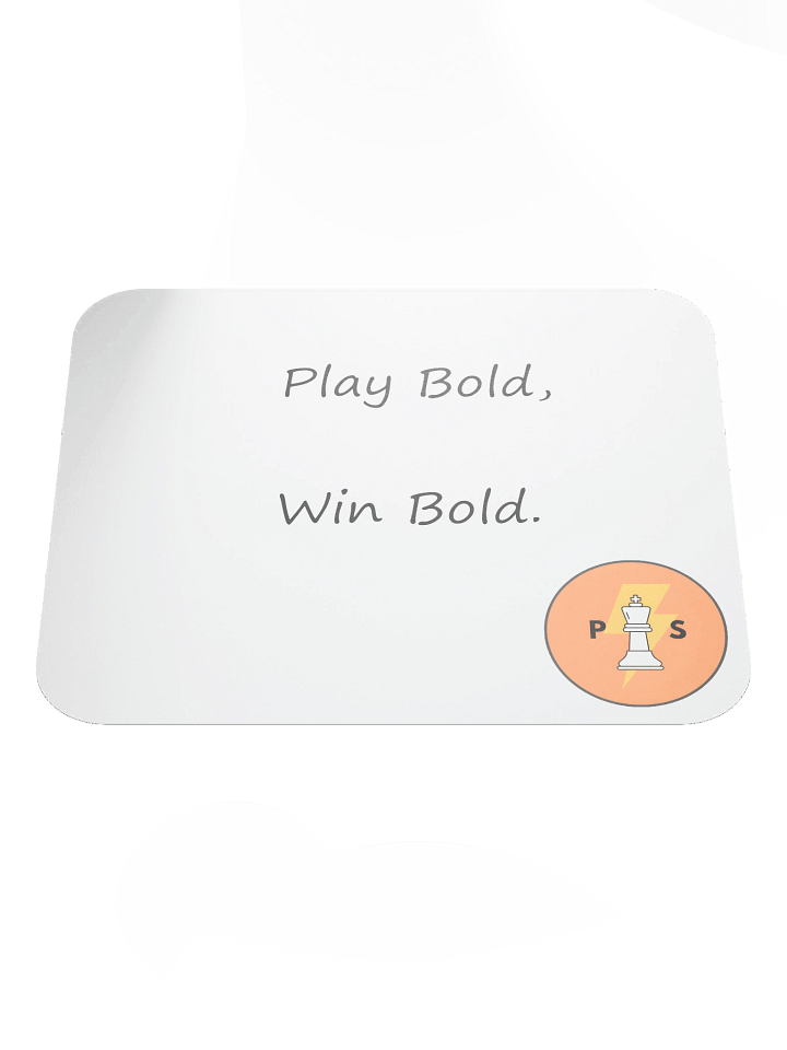 "Play Bold, Win Bold" Premium Gaming Mousepad product image (1)