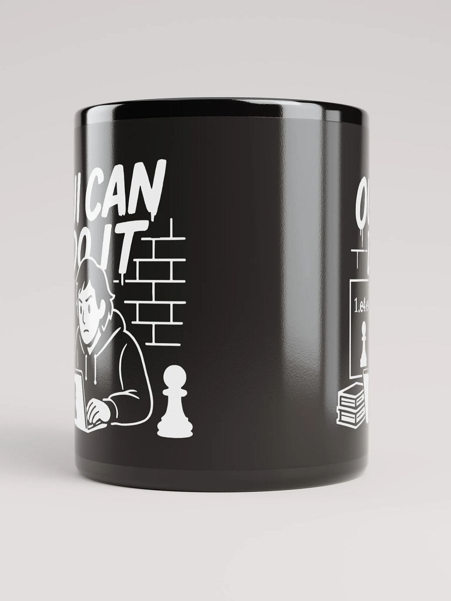 Oui Can Do It - Black Glossy Mug product image (10)