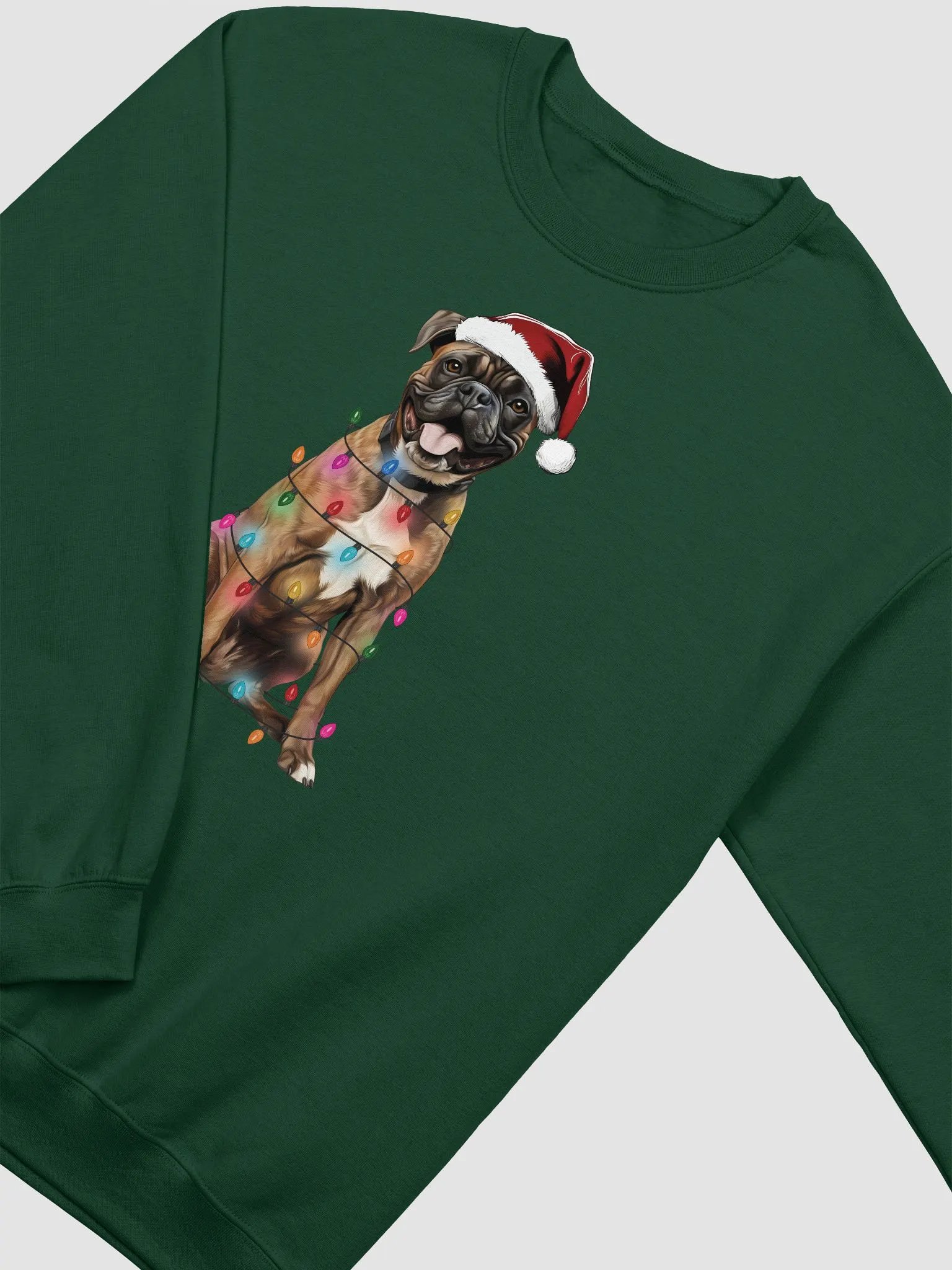 Funny Boxer(Brindle) Christmas Sweatshirt for Boxer Paw-rents product image (9)