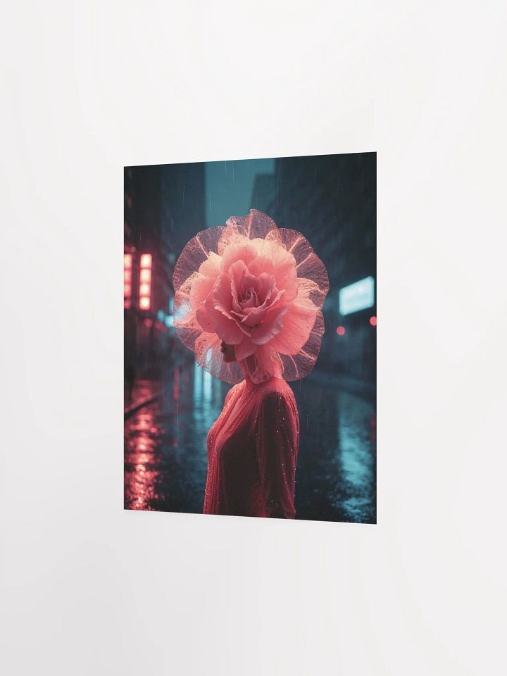 Neon Rose Poster Print product image (17)