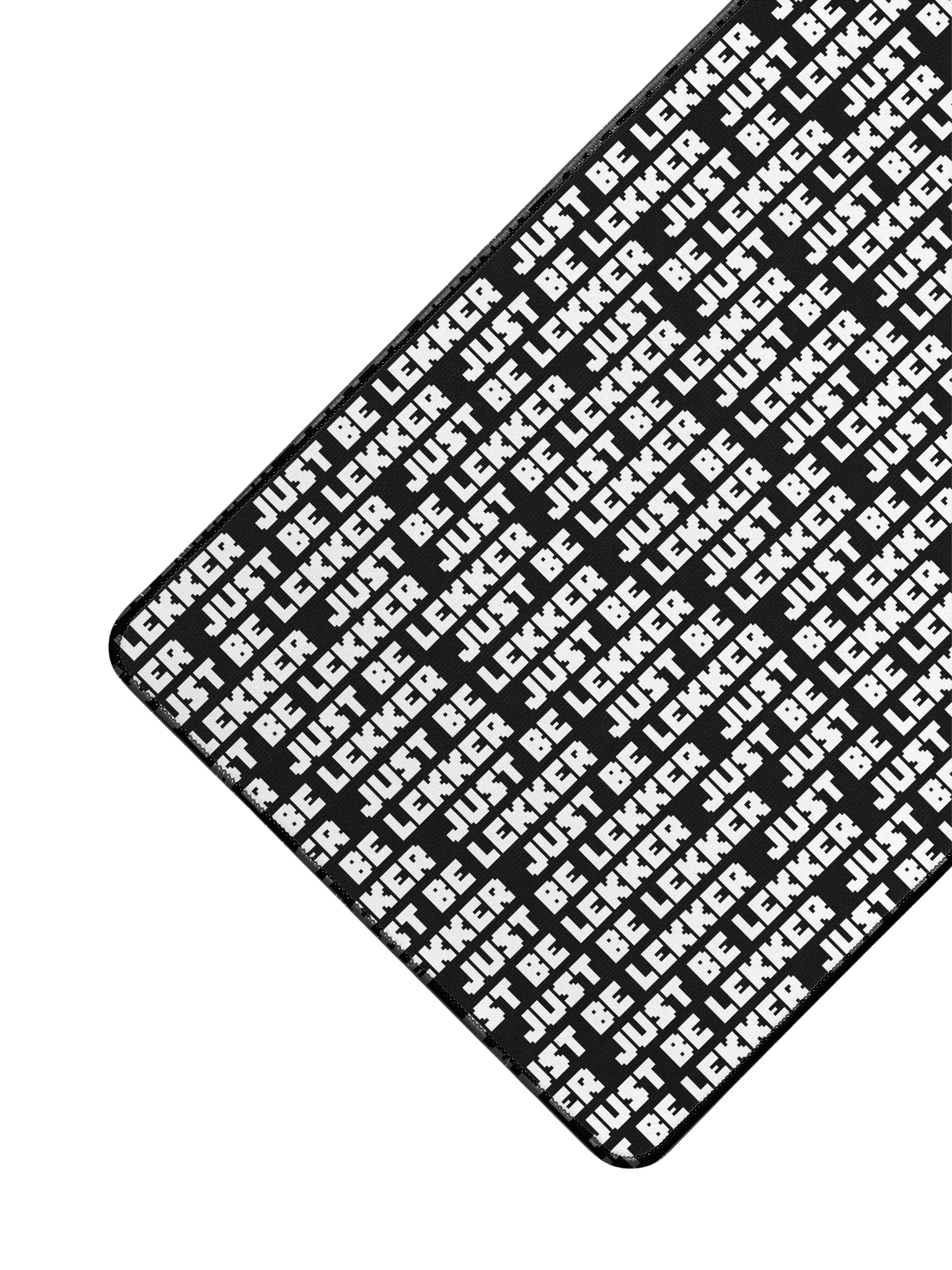 Smithology - "Just Be Lekker" Black/White Gaming Mousepad product image (3)