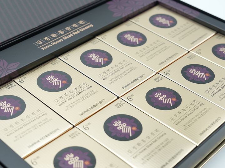 Kim’s Red Ginseng 金正煥蜂蜜紅蔘片（2盒） product image (2)
