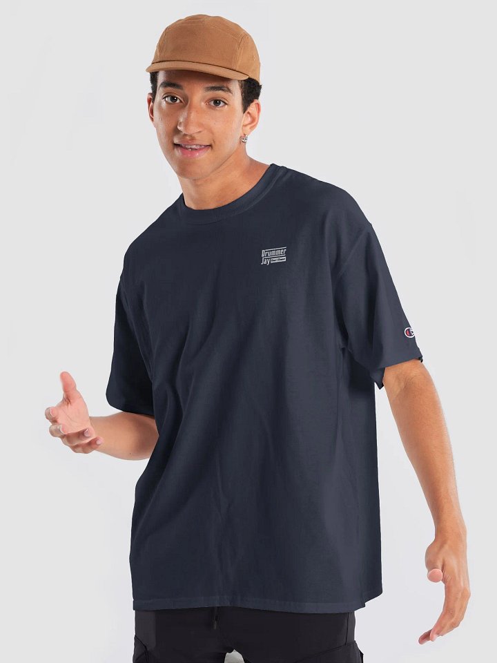 DrummerJay T-Shirt (Drum set on back) product image (1)