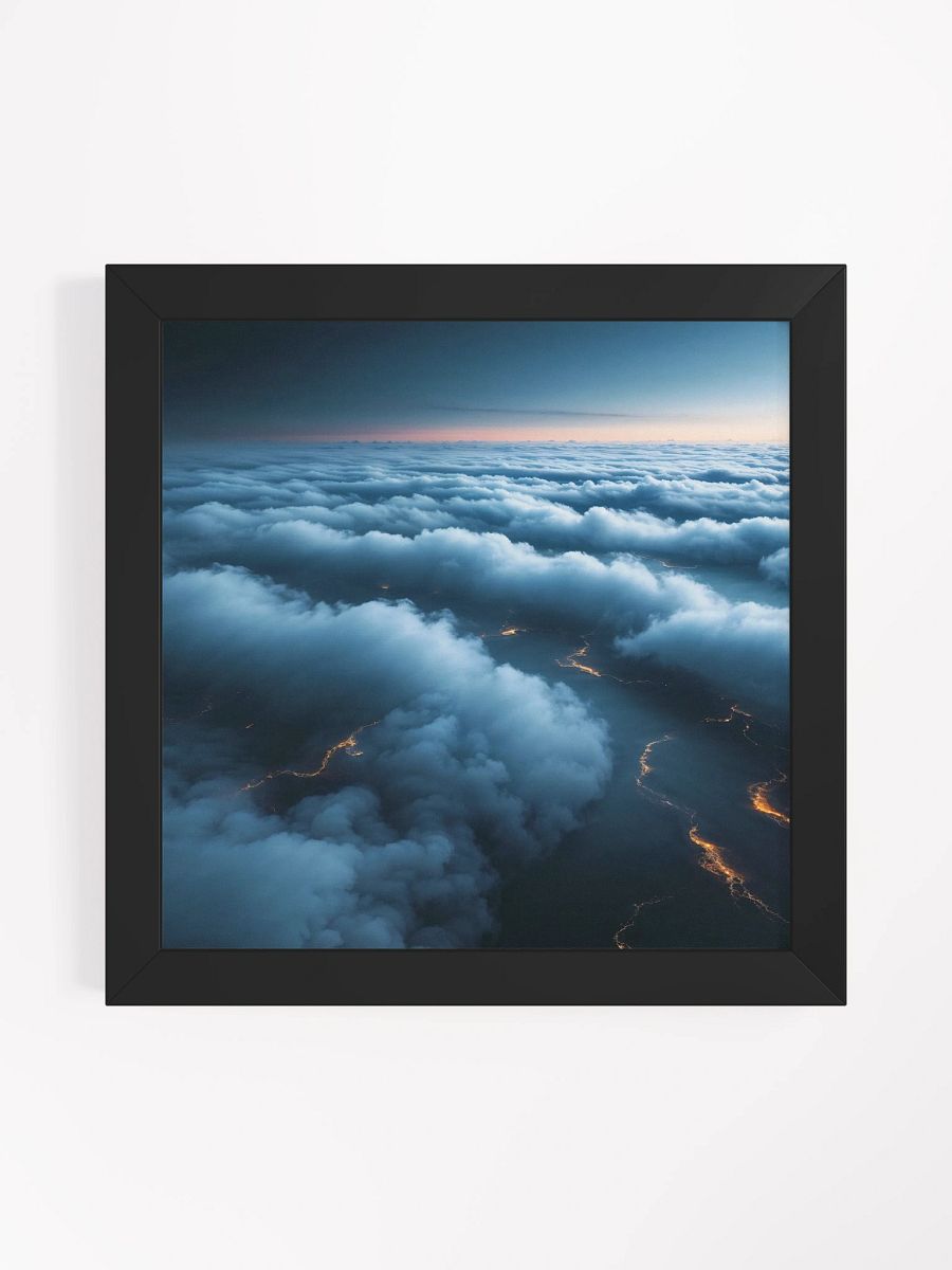 Veins of Fire Beneath the Sky Framed Print product image (6)