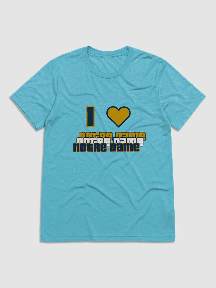 I Love Notre Dame T Shirt product image (7)