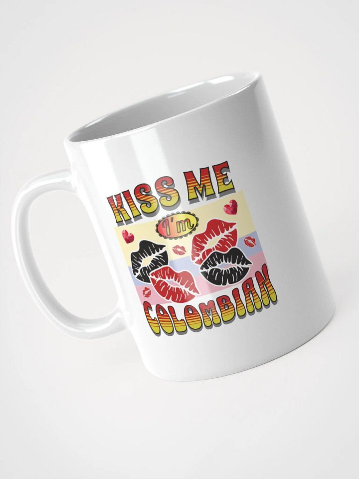 Kiss Me I'm Colombian Pride Mug product image (2)