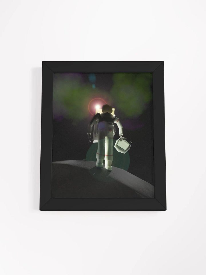 cosmic explorer framed poster product image (1)