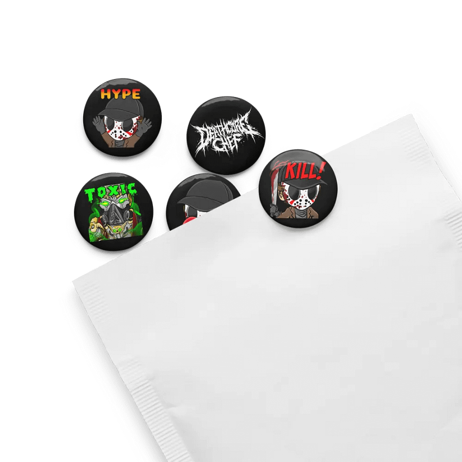 Deathocore Chef Button Set product image (8)