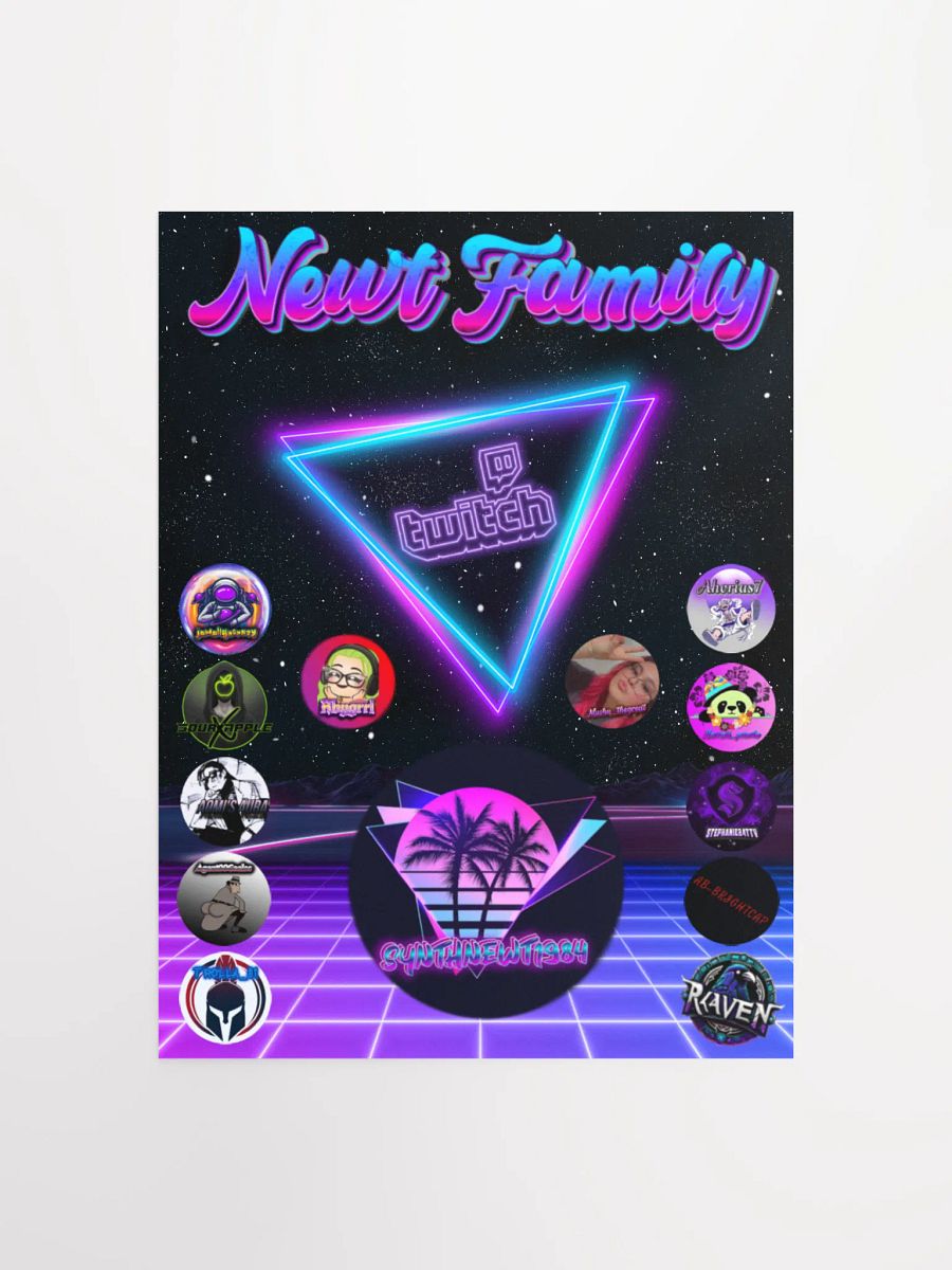Newt Family Poster product image (2)