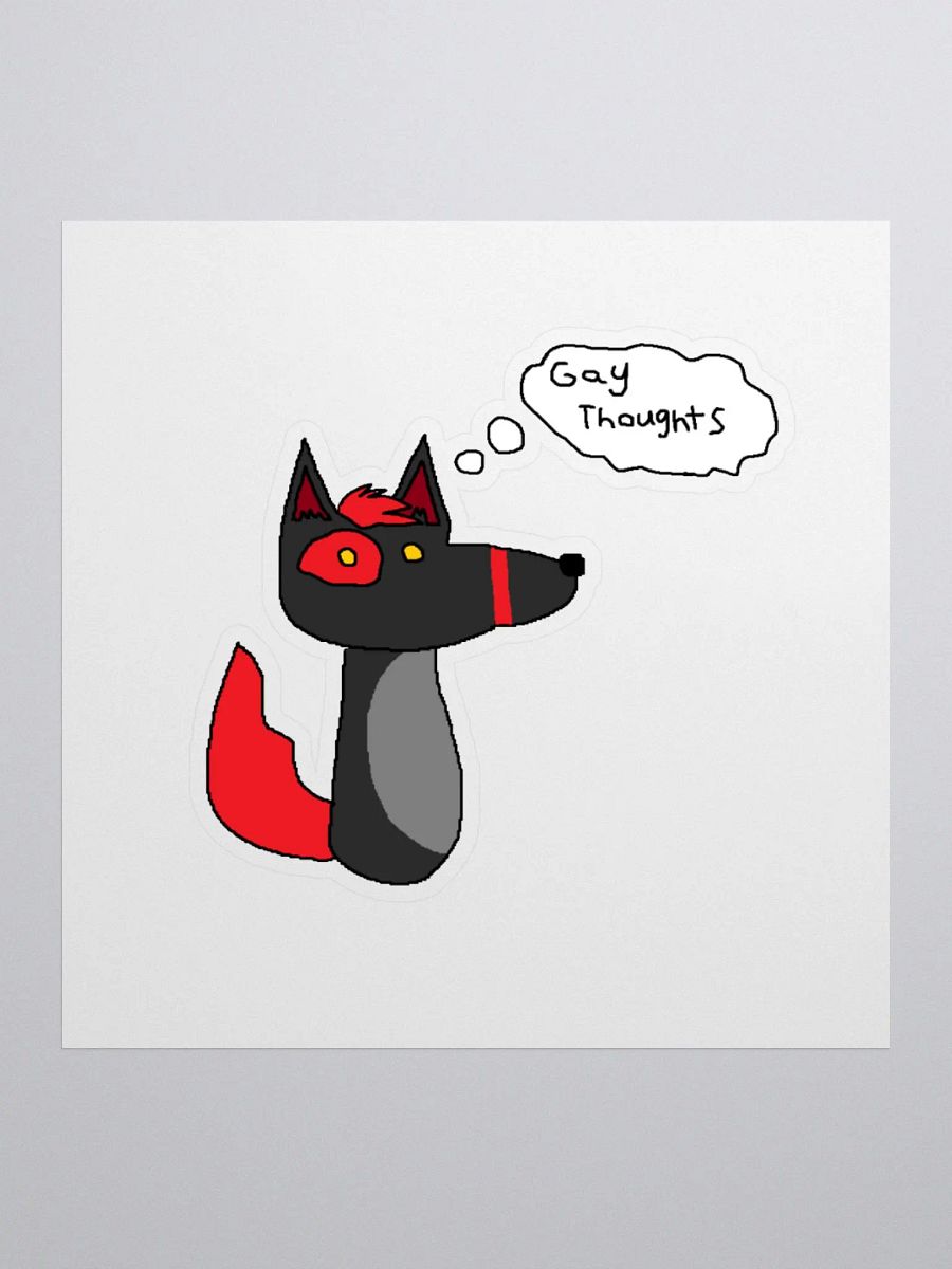 Gay Thoughts Sticker product image (2)