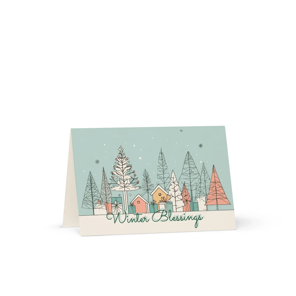 Winter Blessings, Winter Holiday Card product image (7)