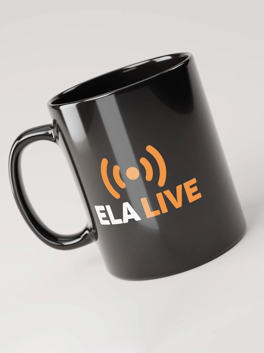 ELA Live Black Gloss Mug product image (4)