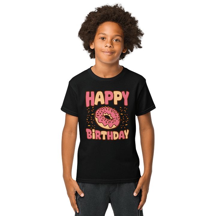 Happy Birthday (Donuts) Kids T-Shirt product image (1)