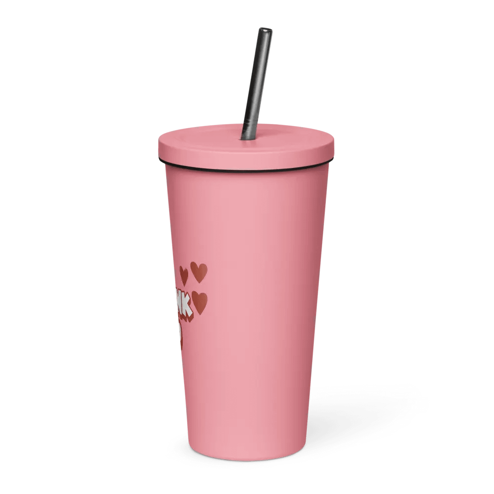 Drink Up Insulated tumbler with straw product image (2)