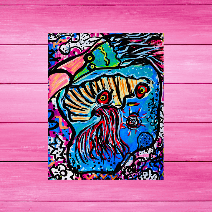 Calamari X Squidi | Art Print product image (2)
