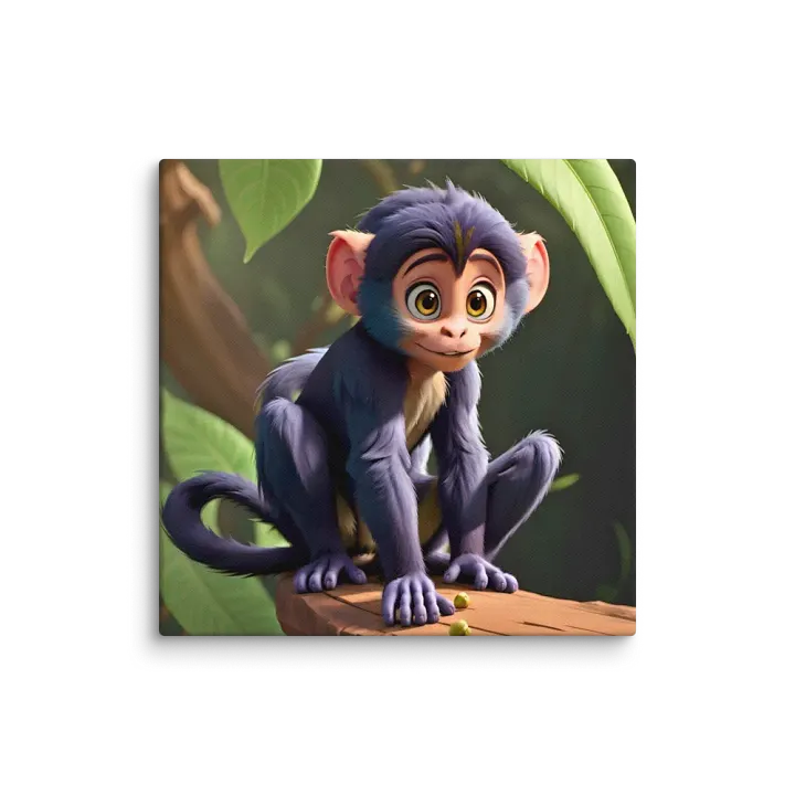 Endangered Species - Mexico - Spider Monkey Canvas Art product image (1)