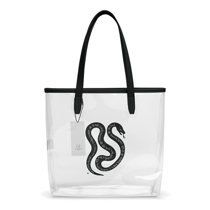 Serpent's Verse Clear Tote product image (2)